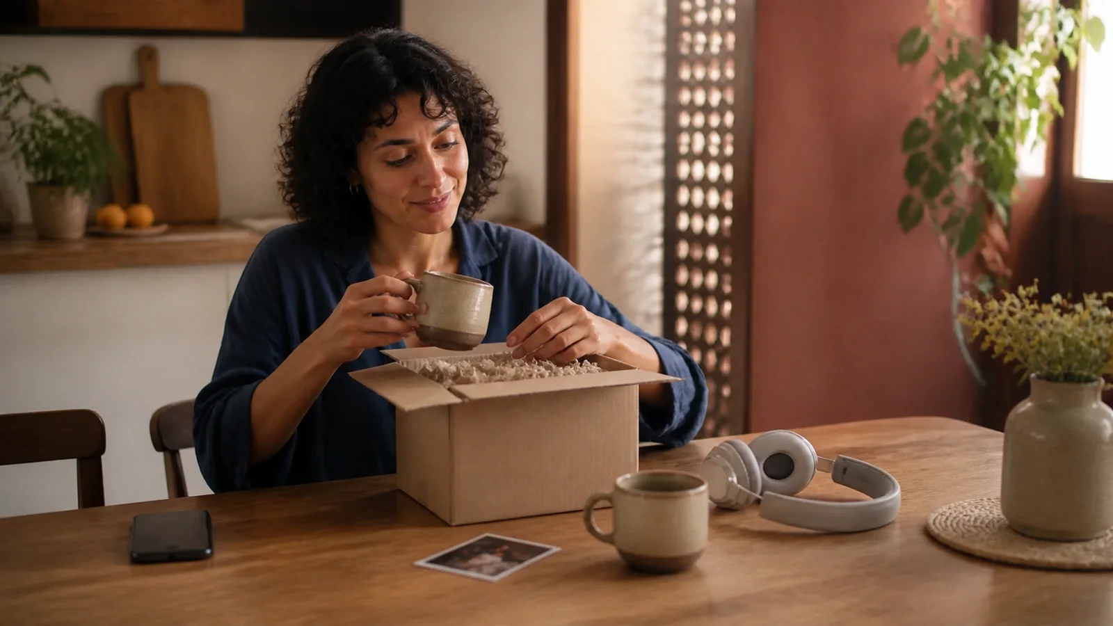 Amigos distantes mantêm presença por meio de uma lembrança afetiva