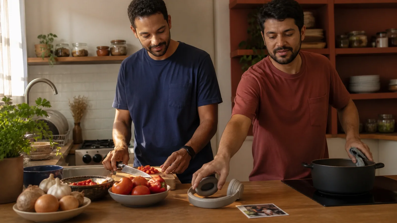 Dois melhores amigos celebram a amizade com um presente pessoal